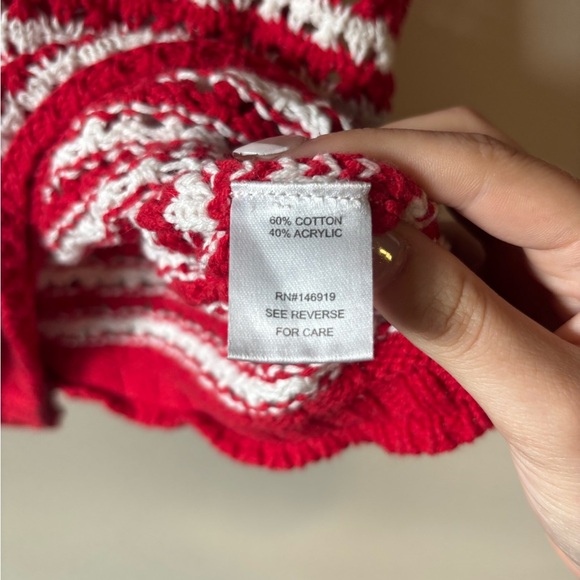 Freshman Red and White Striped Tank Top - Picture 3 of 7